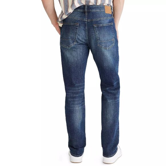 NWOT Men's Aeropostale ESSEX Straight Leg Jeans 36 34 Dark Blue New Without Tags - Picture 2 of 15